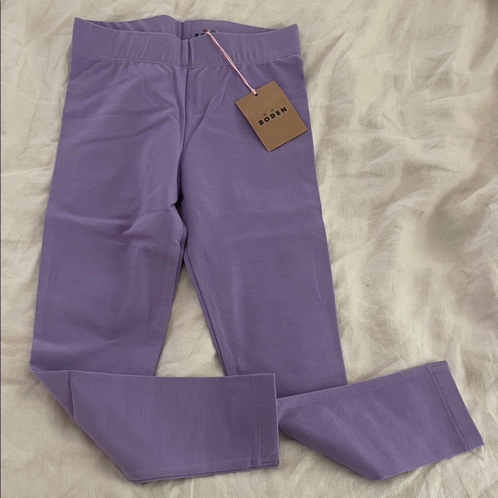 Mini Boden Lavender Kids Leggings